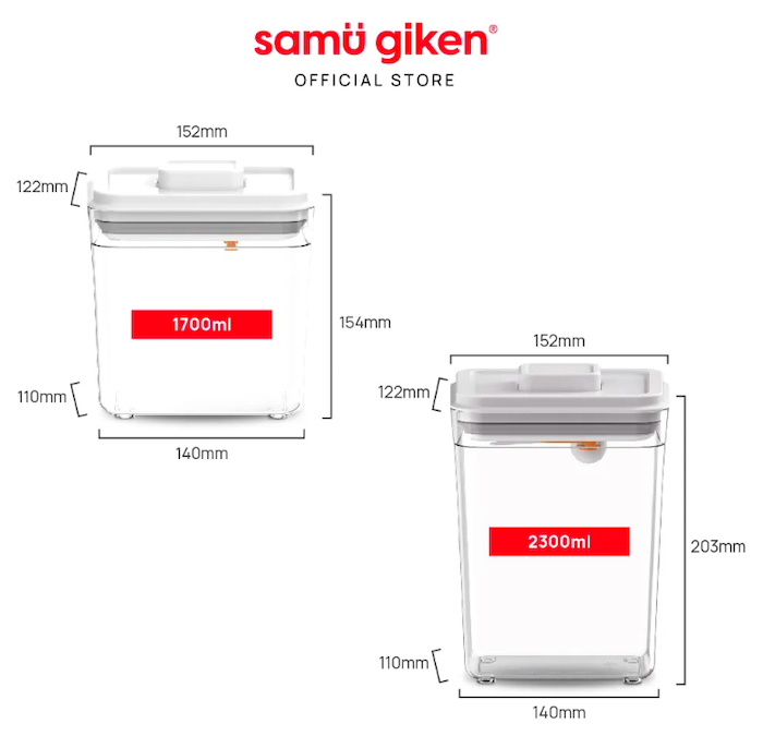 Samu Giken Air Tight Container UV Milk Powder Dispenser 奶粉罐